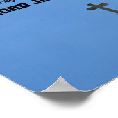 Galatians 6:14 mei... ik heb nooit het geluk gehad poster (Hoek)