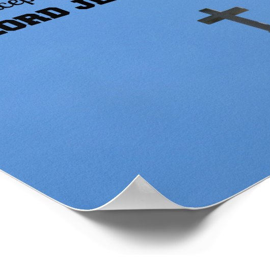 Galatians 6:14 mei... ik heb nooit het geluk gehad poster (Hoek)