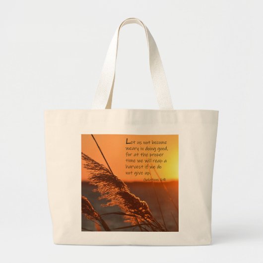 Galatians 6:9 Jumbo Tas (Voorkant)