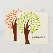 Galatians 6:9 Scriptkaart Notitiekaartje (Voorkant / Achterkant)