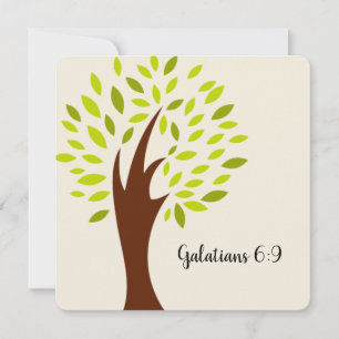 Galatians 6:9 Scriptkaart Notitiekaartje