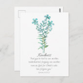 Galatians Fruit of the Spirit Kindness Scripture Briefkaart (Voorkant / Achterkant)