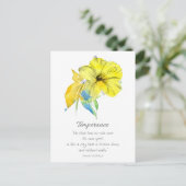 Galatians Fruit of the Spirit Scripture Hibiscus Briefkaart (Staand voorkant)