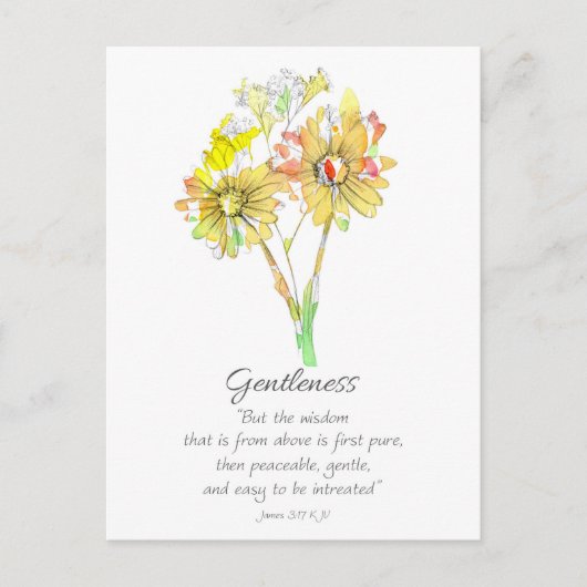 Galatians Fruit of the Spirit Scripture Prayer Briefkaart (Voorkant)