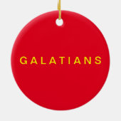 Galatians - Luis Saez Keramisch Ornament (Achterkant)