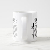 GALATIANS MAN Christelijk Grote Koffiekop (Achterkant)