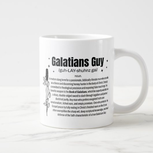 GALATIANS MAN Christelijk Grote Koffiekop (Rechts)