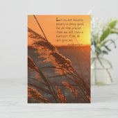 Galatians Sunset 5 x 7 Wenskaart Bedankkaart (Staand voorkant)