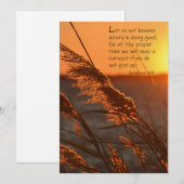 Galatians Sunset 5 x 7 Wenskaart Bedankkaart (Voorkant / Achterkant)