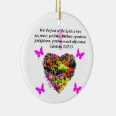  GALATIËNTEN VOOR DE VRUCHTEN VAN DE SPIRIT KERAMISCH ORNAMENT (Rechts)