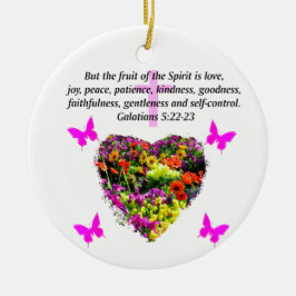  GALATIËNTEN VOOR DE VRUCHTEN VAN DE SPIRIT KERAMISCH ORNAMENT