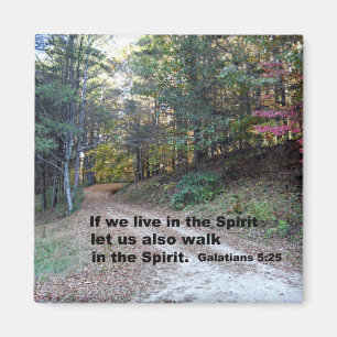 Galaties 5:25 Als we leven in de Geest... Magneet