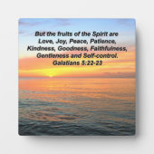 GALATISCHE VRUCHTEN VAN DE GIRIT BIBLE VERSE FOTOPLAAT (Voorkant)