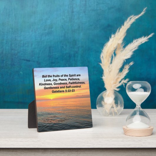 GALATISCHE VRUCHTEN VAN DE GIRIT BIBLE VERSE FOTOPLAAT (Insitu)