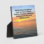 GALATISCHE VRUCHTEN VAN DE GIRIT BIBLE VERSE FOTOPLAAT (Voorkant)