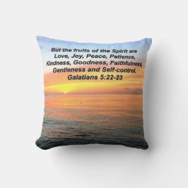 GALATISCHE VRUCHTEN VAN DE GIRIT BIBLE VERSE KUSSEN