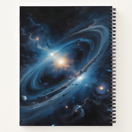 Galaxia Nigra et Caerulea Notitieboek (Achterkant)