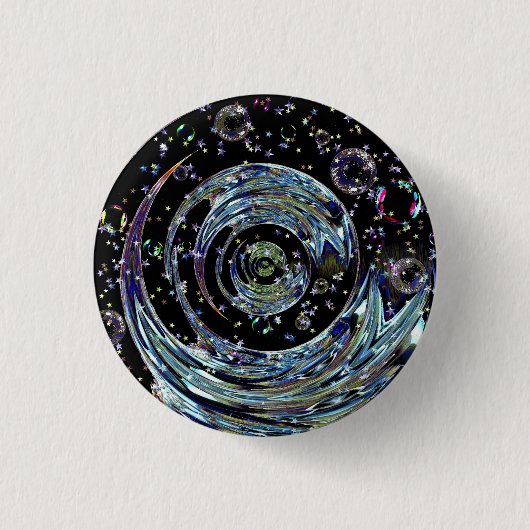 Galaxia Veeslia Ronde Button 3,2 Cm (Voorkant)