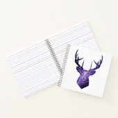 Galaxiale herten notitieboek (Binnen)