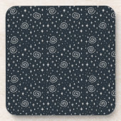 Galaxiale patroon bier onderzetter (Voorkant)