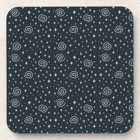 Galaxiale patroon bier onderzetter (Voorkant)