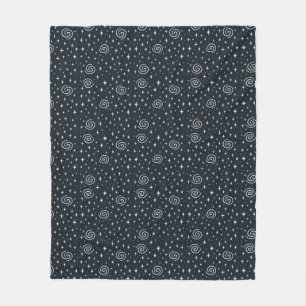 Galaxiale patroon fleece deken