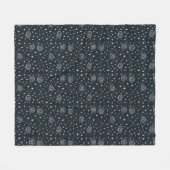 Galaxiale patroon fleece deken (Voorkant (Horizontaal))