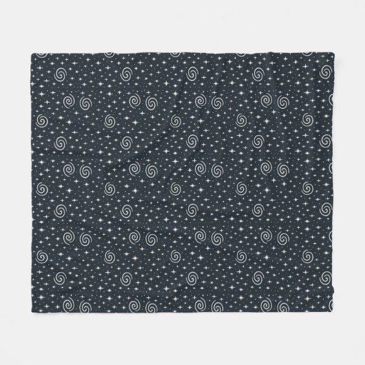 Galaxiale patroon fleece deken (Voorkant (Horizontaal))