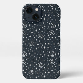 Galaxiale patroon iPhone 13 hoesje