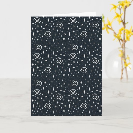 Galaxiale patroon kaart (Gele Bloem)