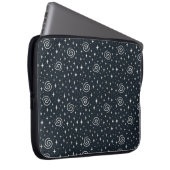 Galaxiale patroon laptop sleeve (Voorkant Rechts)