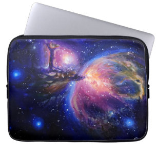 Galaxiale planeet en nebula laptop sleeve