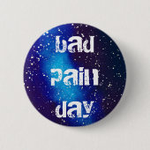 galaxidentiteit slechte pijndag ronde button 5,7 cm (Voorkant)