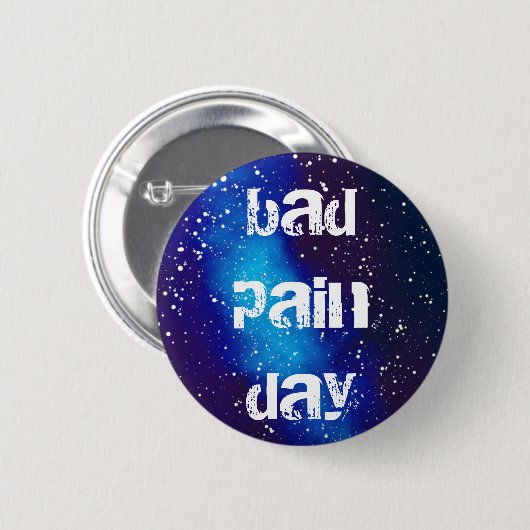 galaxidentiteit slechte pijndag ronde button 5,7 cm (Voorkant /achterkant)