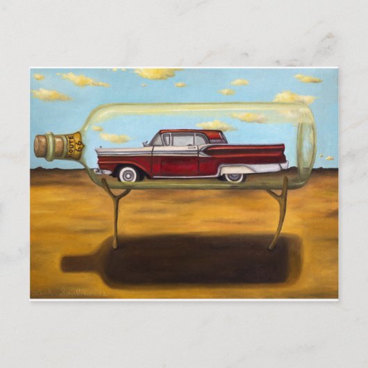 Galaxie in een fles briefkaart (Voorkant)