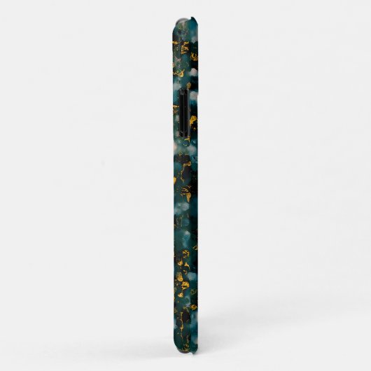 Galaxies Black Blue & Copper Case-Mate iPhone Case (Achterkant/rechts)