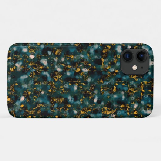 Galaxies Black Blue & Copper Case-Mate iPhone Case (Achterkant (horizontaal))