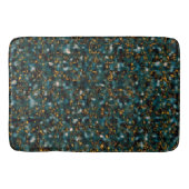Galaxies Black Blue & Gold Badmat (Voorkant)