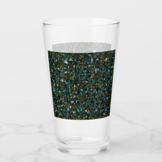 Galaxies Black Blue & Gold Glas (Achterkant)