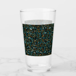 Galaxies Black Blue & Gold Glas