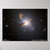 Galaxies Colliding Poster (Voorkant)