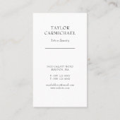 Galaxies en sterrenzwarte ruimte visitekaartje (Achterkant)