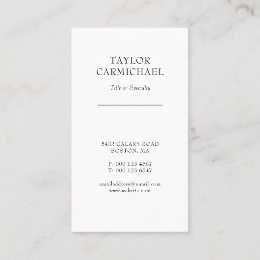 Galaxies en sterrenzwarte ruimte visitekaartje (Achterkant)