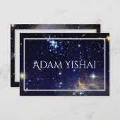 Galaxies Flat Dank je wel briefkaart (Voorkant / Achterkant)