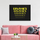 GALAXIES GALAXIES GALAXIES GALAXIES GALAXIES CANVAS AFDRUK (Insitu (Woonkamer))