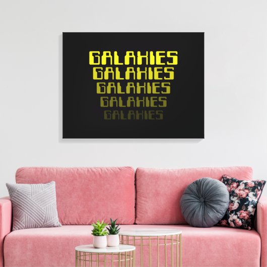 GALAXIES GALAXIES GALAXIES GALAXIES GALAXIES CANVAS AFDRUK (Insitu (Woonkamer))