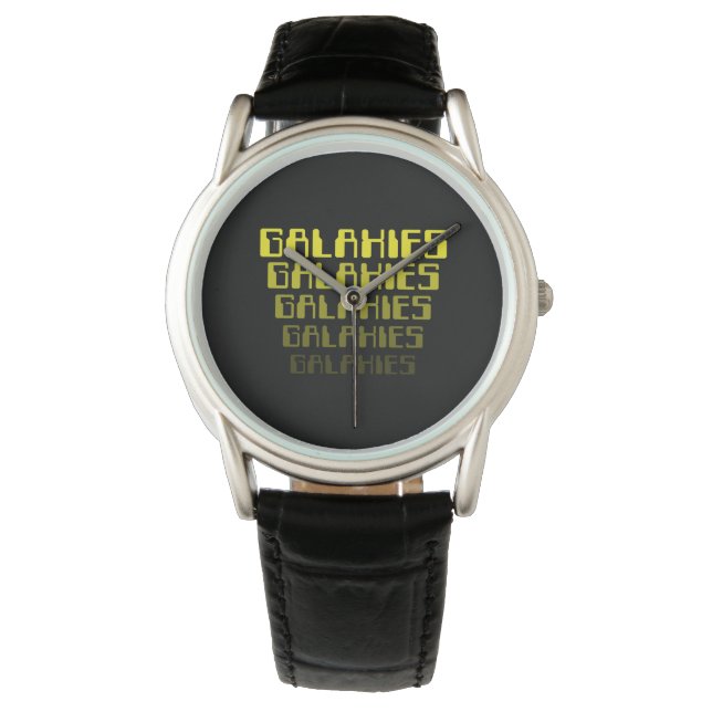 GALAXIES GALAXIES GALAXIES GALAXIES GALAXIES HORLOGE (Voorkant)