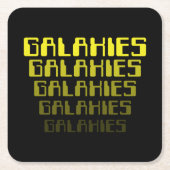 GALAXIES GALAXIES GALAXIES GALAXIES GALAXIES KARTONNEN ONDERZETTERS (Voorkant)