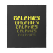 GALAXIES GALAXIES GALAXIES GALAXIES GALAXIES NOTITIEBLOK (Voorkant)