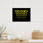 GALAXIES GALAXIES GALAXIES GALAXIES GALAXIES POSTER (Keuken)